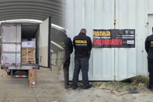 Aseguran bodega con mercancía robada en Huehuetoca