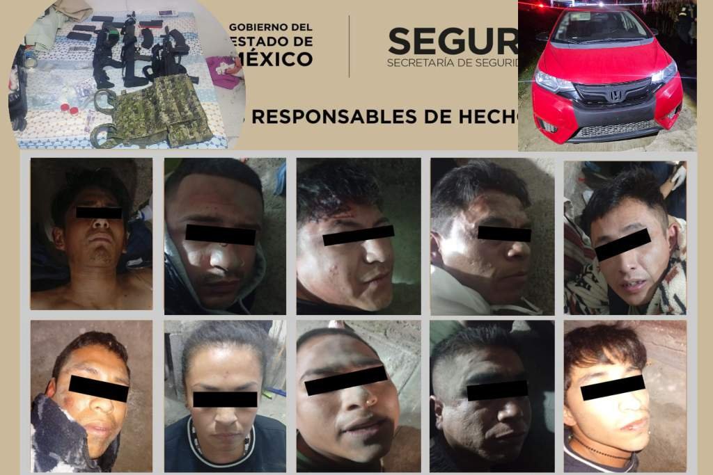 banda ladrona de autos en toluca