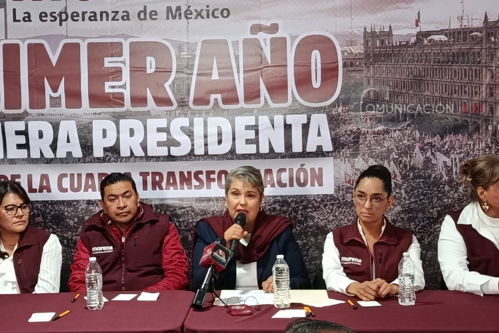 destaca líder estatal logros a 7 años de Morena