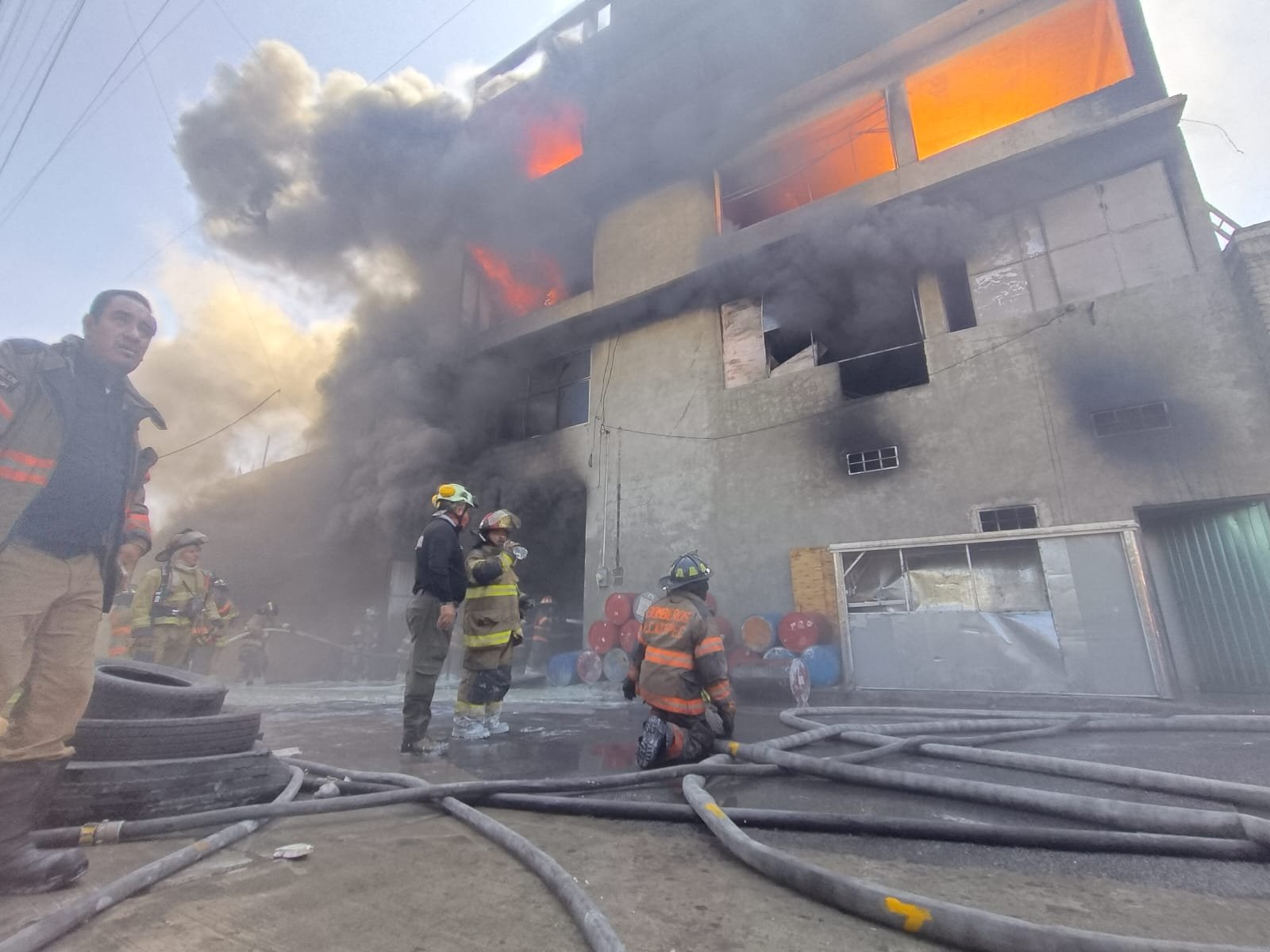incendio en fábrica de Ecatepec