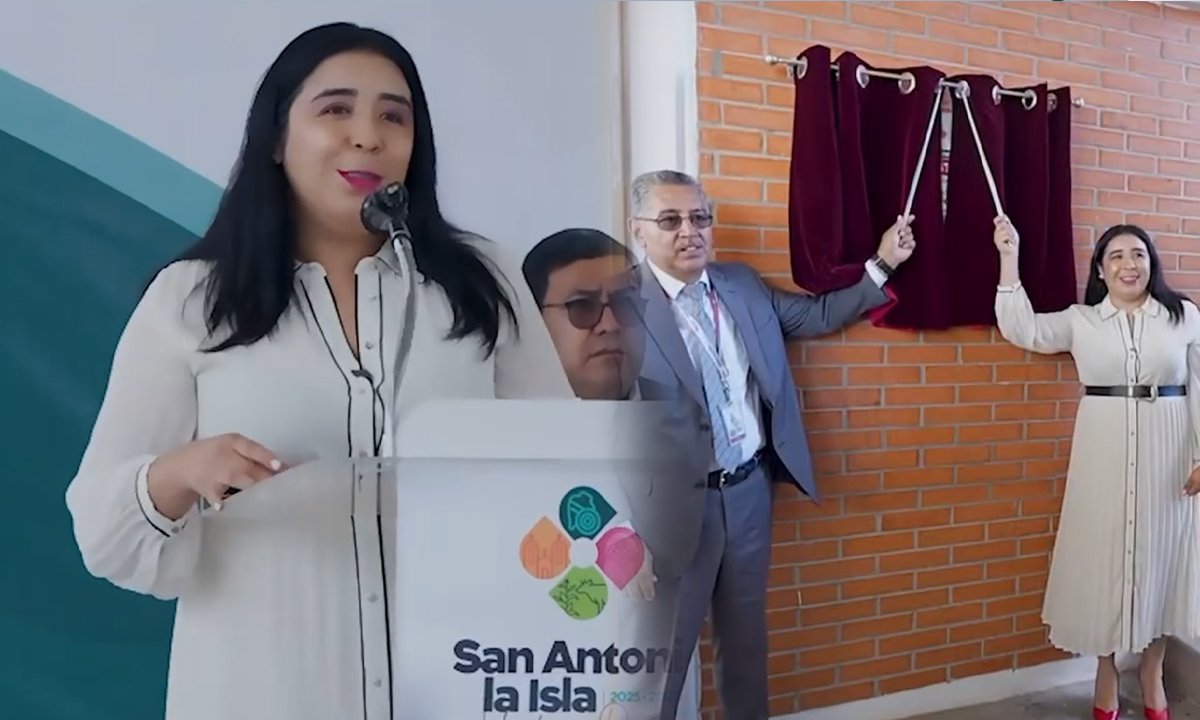VIDEO - Estrena San Antonio La Isla secundaria “Rosario Castellanos”