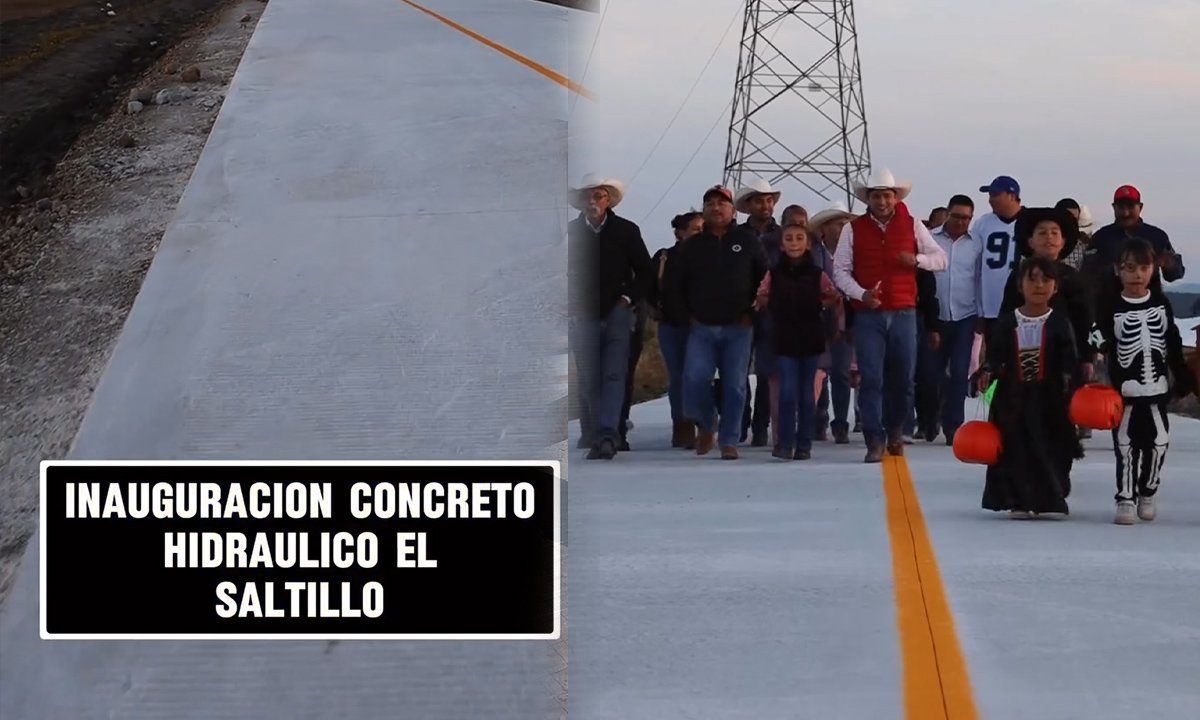 Rodolfo Noguez inaugura nuevo tramo en El Saltillo, en Jilotepec