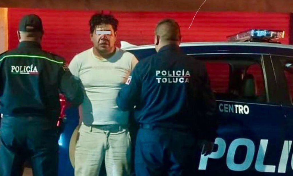 Capturan en Toluca a “El Mario” por robar a menor de edad