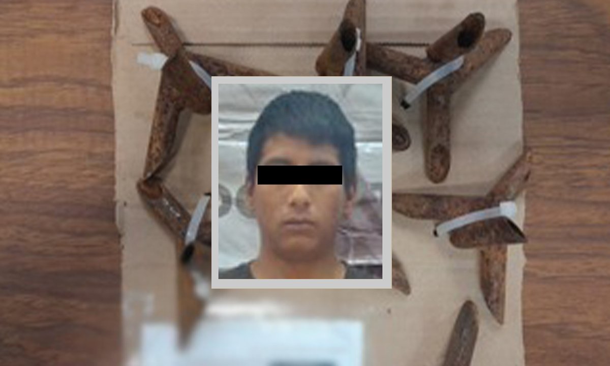 Detienen a joven en Malinalco con marihuana y poncha llantas