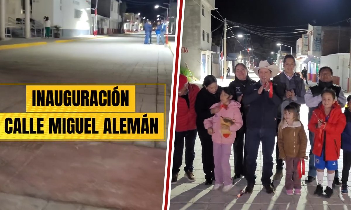 Inauguran renovación de Calle del ISSEMYM en Jilotepec