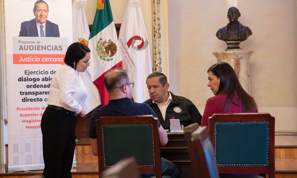 Justicia Cercana del PJEdomex atiende a 38 ciudadanos en Toluca