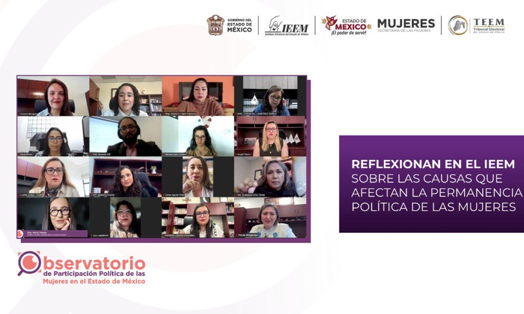 Llegar no basta: IEEM analiza por qué las mujeres abandonan la política