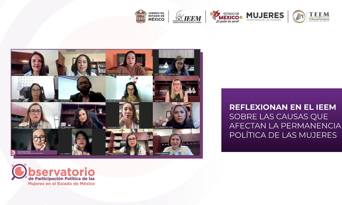 Llegar no basta: IEEM analiza por qué las mujeres abandonan la política