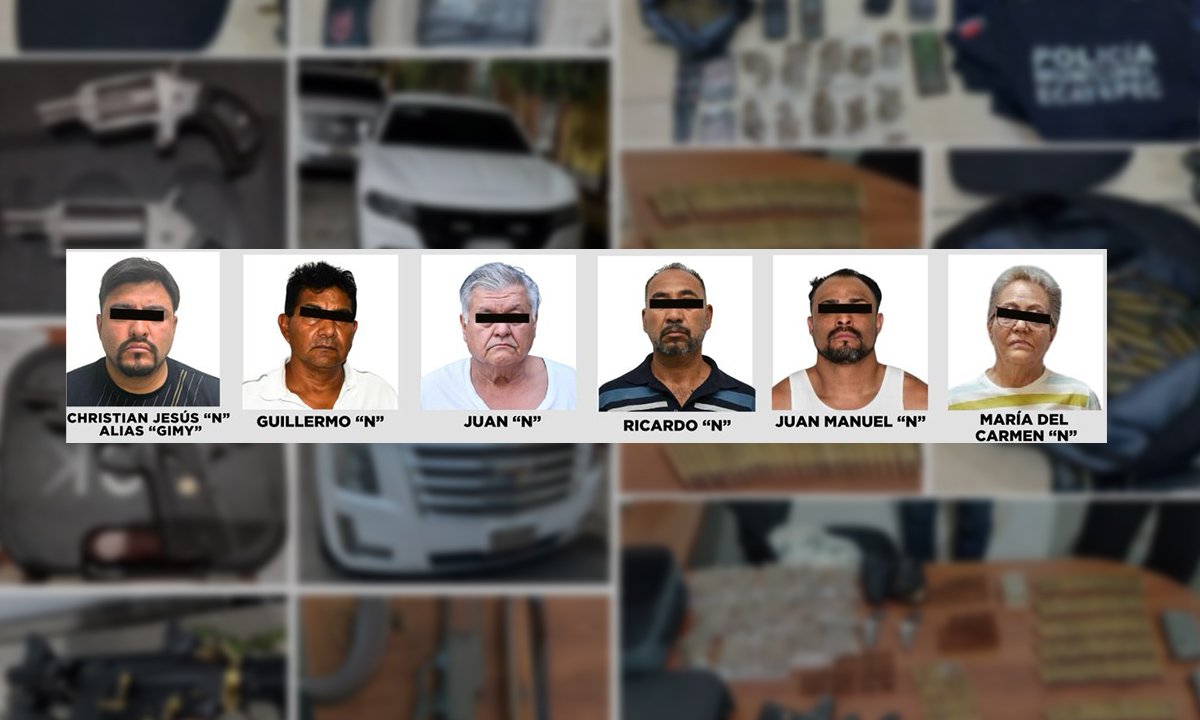 Seis tras las rejas por Opreación Caudal en Chalco y Ecatepec