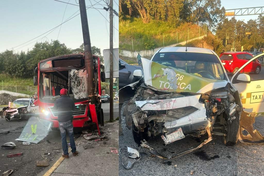 accidente en CU toluca