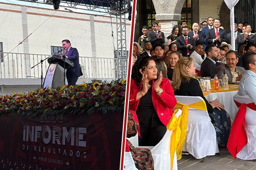 Calimaya avanza en agua, seguridad y educación: Primer Informe de Omar Sánchez