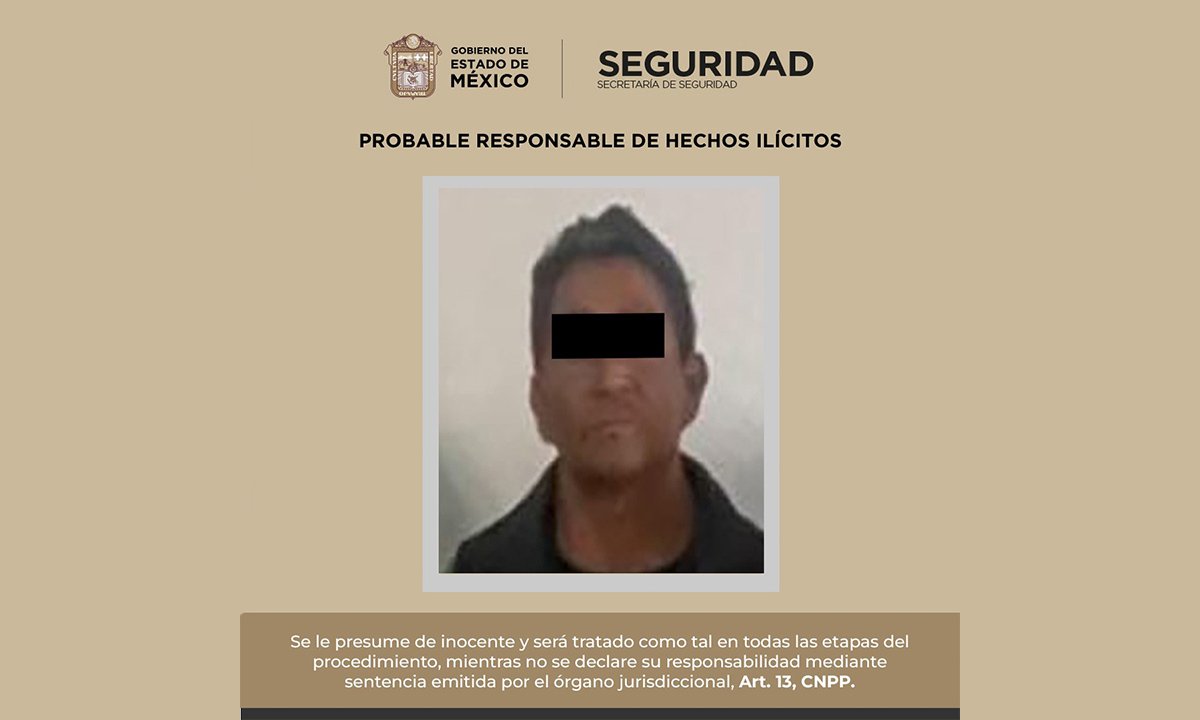 Capturan a sujeto por abuso sexual en Calimaya