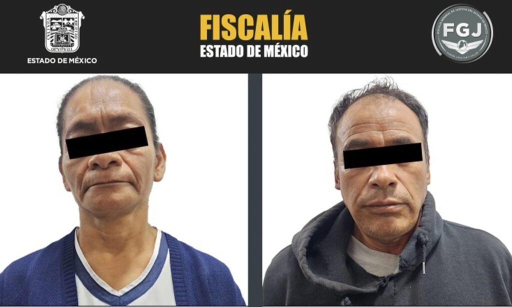 Fiscalía Edoméx detiene a pareja de homicidas en Metepec