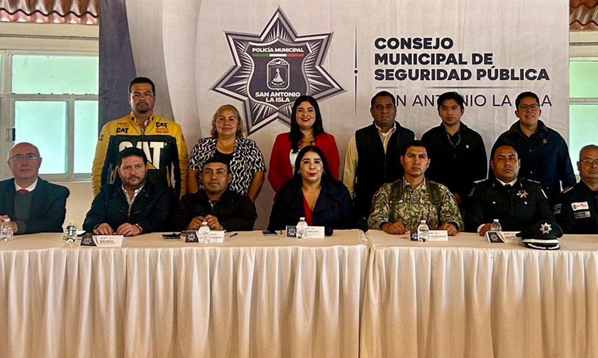 San Antonio la Isla mejora seguridad en la Sexta Sesión Ordinaria del Consejo Municipal
