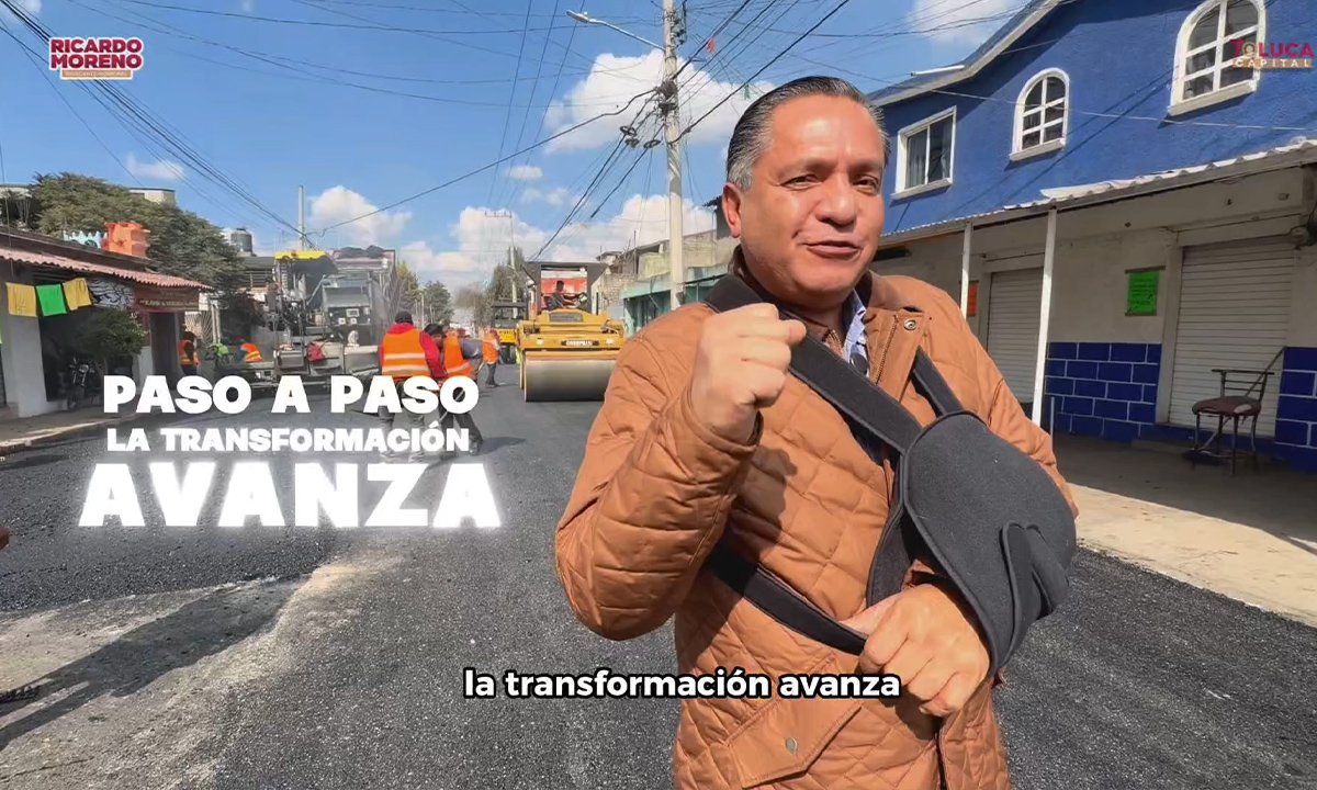 San Pablo Autopan recibe rehabilitación vial con Ricardo Moreno