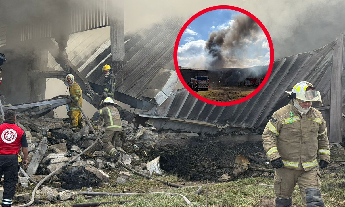 Tragedia aérea en Toluca: jet privado se desploma cerca del aeropuerto