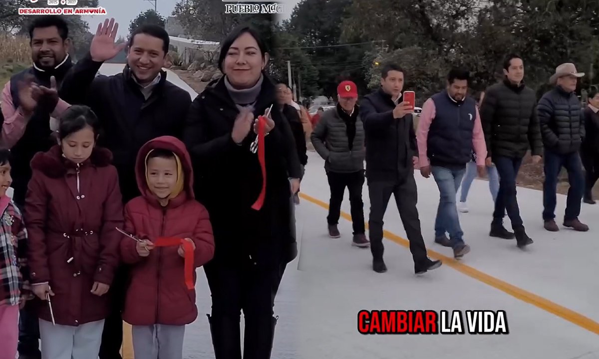 VIDEO - Alcalde Rodolfo Noguez inaugura camino en Las Huertas