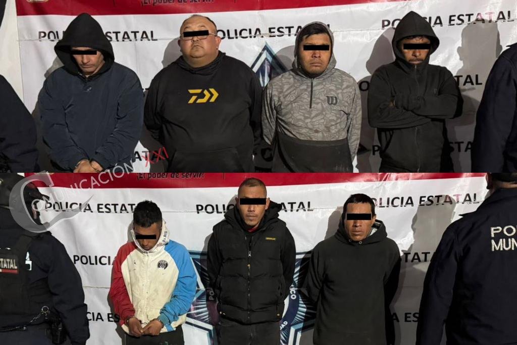 capturan a 7 ladrones