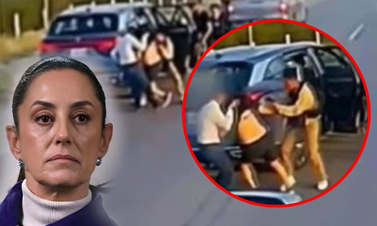 Asaltan a equipo de Claudia Sheinbaum en carretera