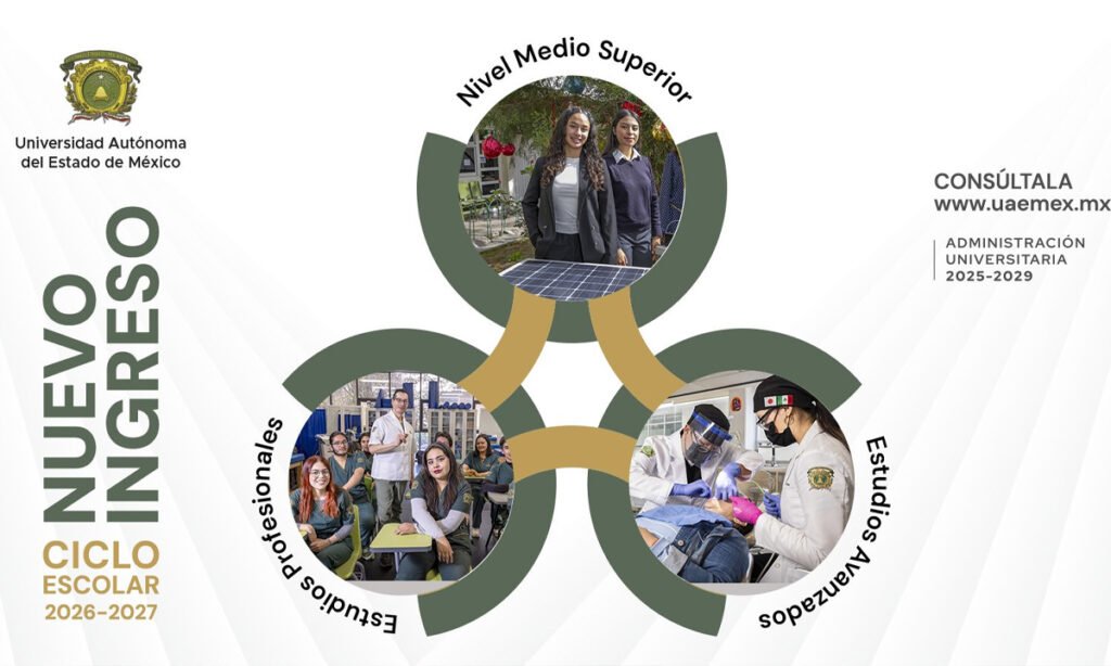 Convocatoria UAEMéx 2026: estudia bachillerato, licenciatura o posgrado