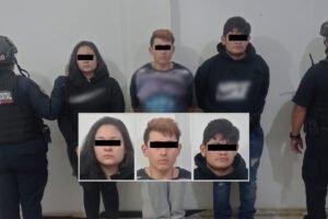 Decomisan droga, armas y celulares tras captura de tres jóvenes en Tenango del Valle