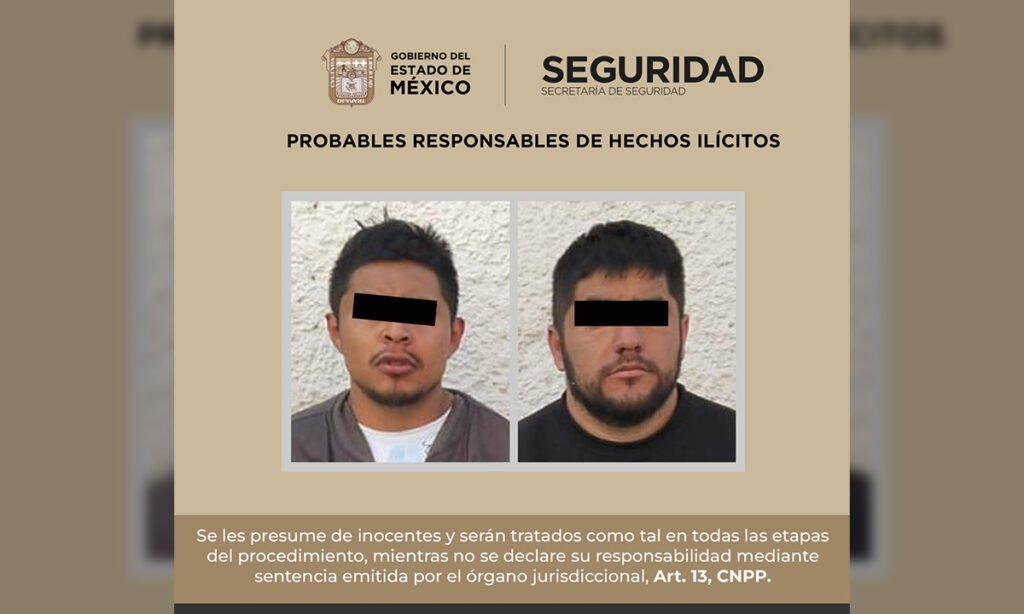 Detienen a dos hombres en Joquicingo tras Operativo Argos