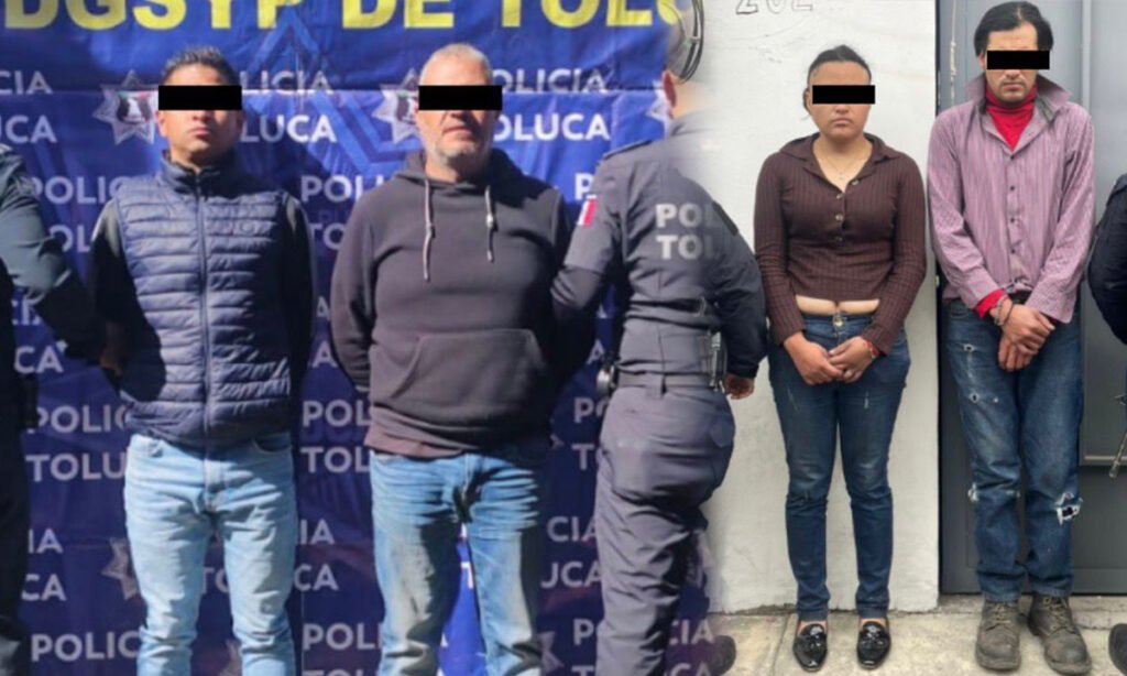 Intento de homicidio y sobornos resultan en seis arrestos, en Toluca