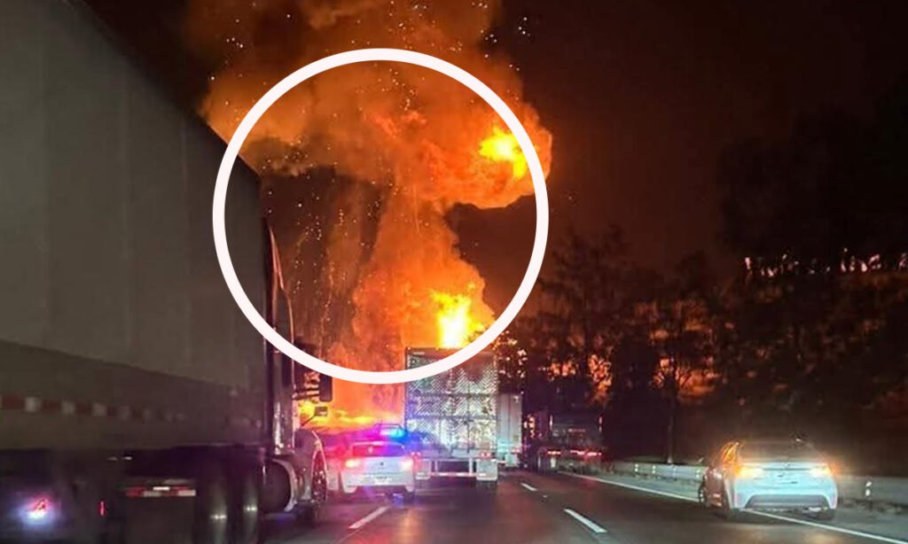 Noche de fuego en la México–Querétaro por explosión de pipa