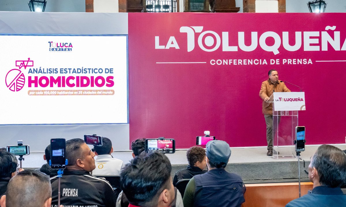 "Toluca logra la mayor baja delictiva en diez años": Ricardo Moreno