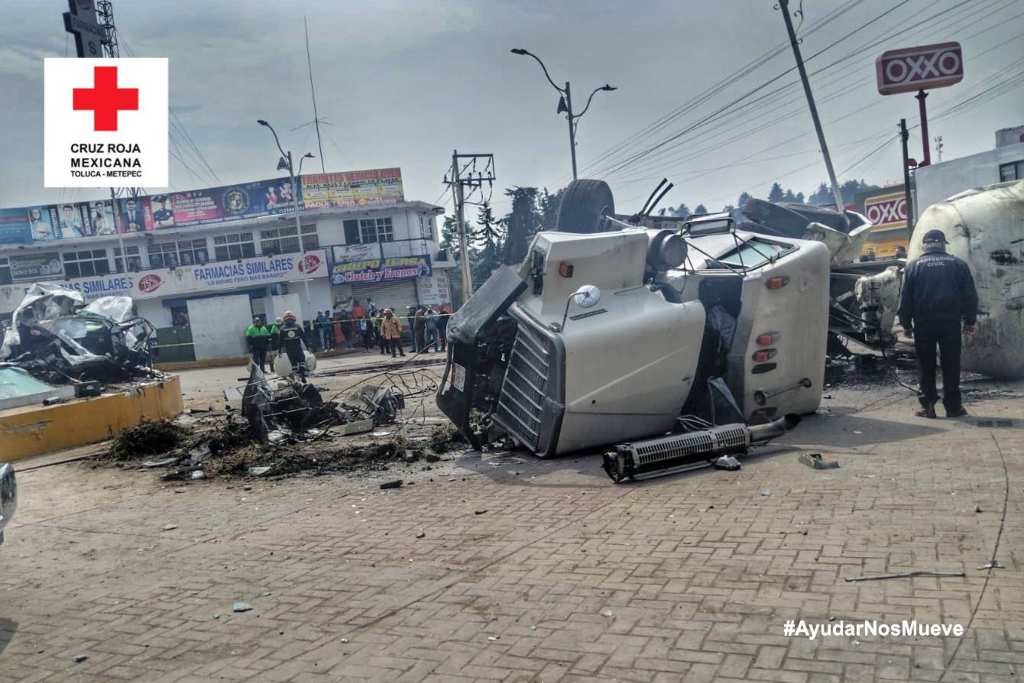 accidente en Almoloya de Juárez