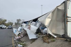 accidente en la Texcoco - Lechería