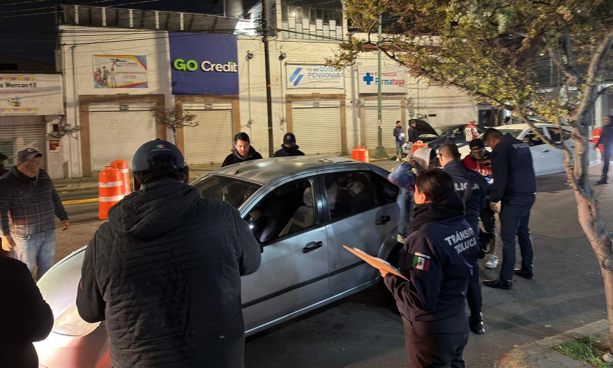 Alcohol y volante 34 conductores detenidos en operativo