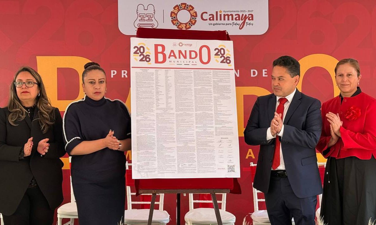 Bando Municipal 2026 de Calimaya: seguridad, movilidad y salud