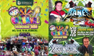 Carnaval Ocoyoacac 2026 inicia con Oaxaca como invitado especial