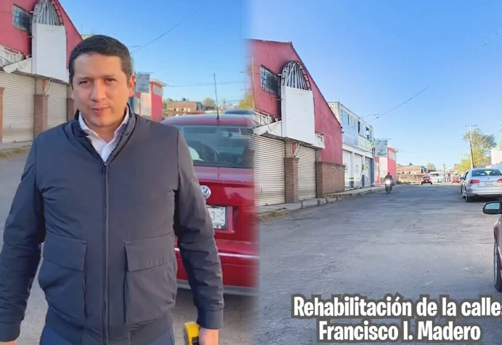 Cierran la calle Francisco I. Madero por obras en Jilotepec