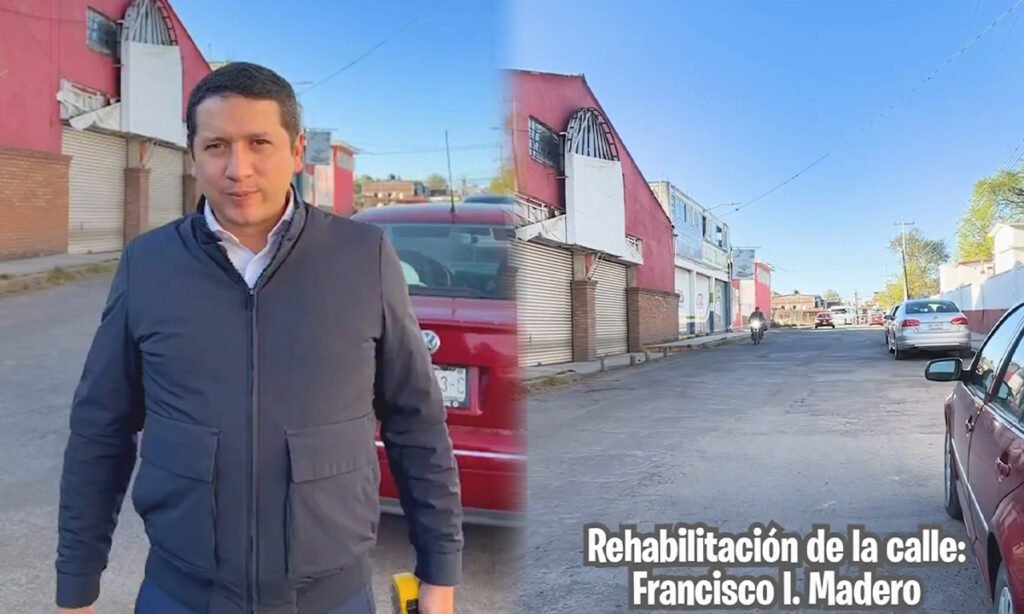 Cierran la calle Francisco I. Madero por obras en Jilotepec