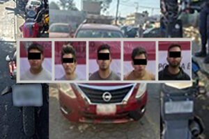 Detienen a cinco presuntos extorsionadores en Ecatepec