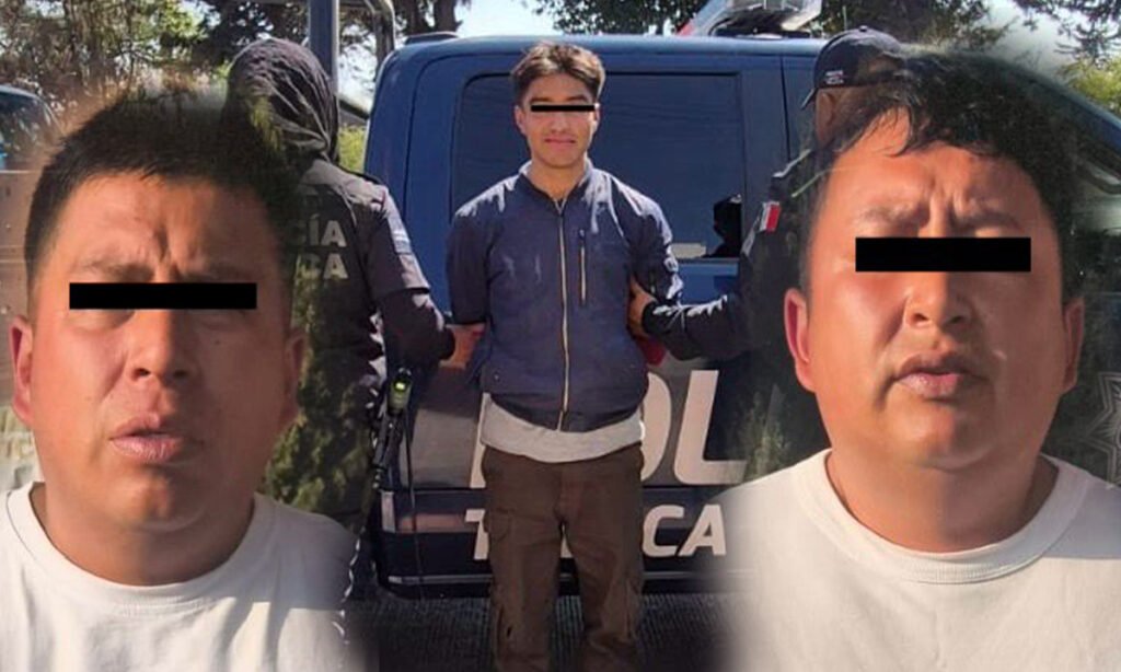 Ladrones de celulares terminan capturados tras accidente en Toluca