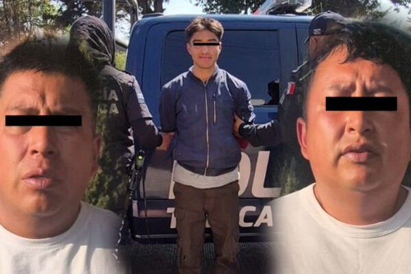 Ladrones de celulares terminan capturados tras accidente en Toluca
