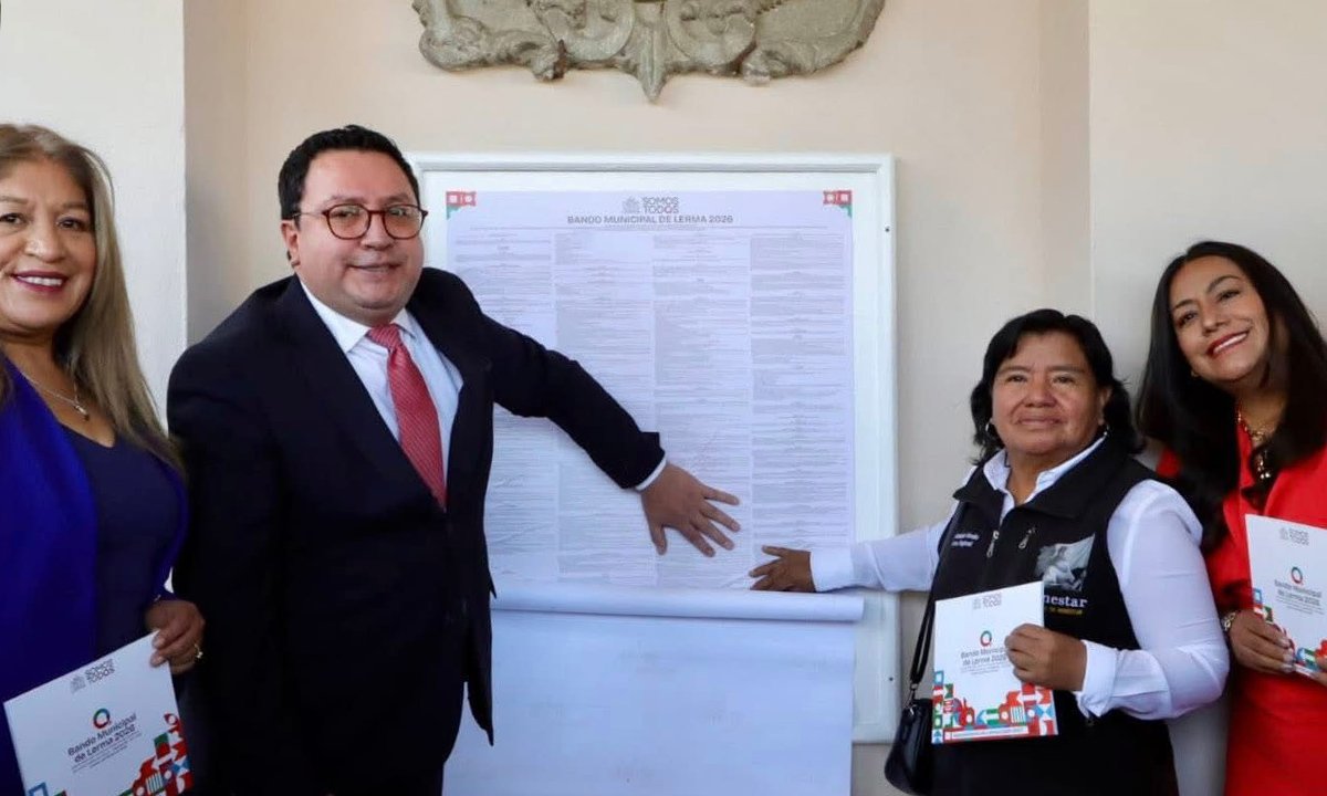 Lerma celebra constituciones y presenta Bando Municipal 2026
