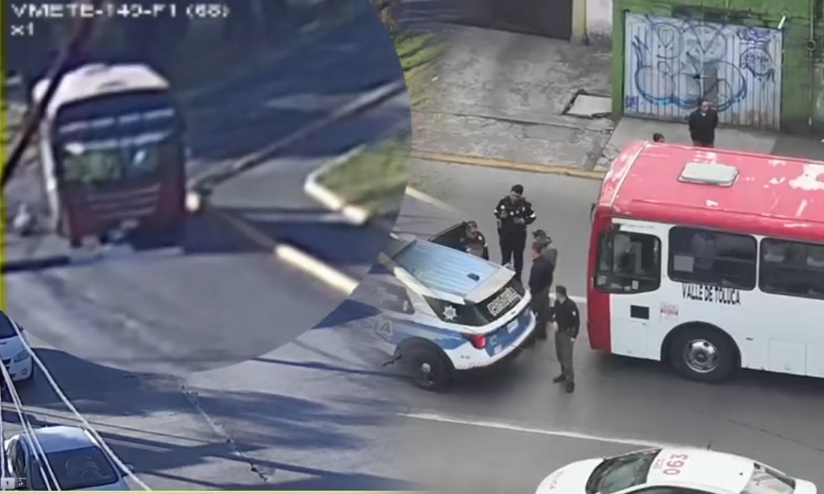 Mujer pierde la vida al caer de autobús en Paseo Tollocan; acusan de homicidio