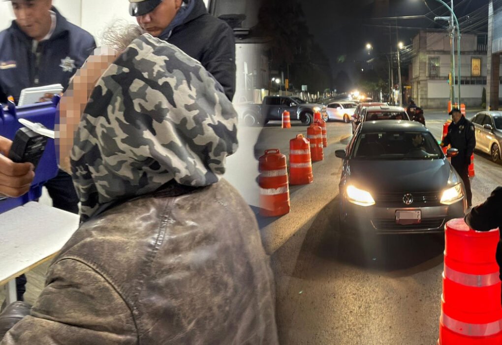 Operativo Conduce sin Alcohol detiene a 41 automovilistas en Toluca