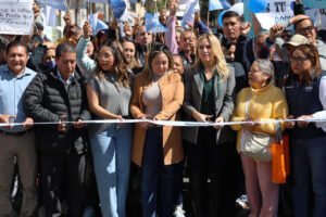 Romina Contreras inaugura nueva Avenida Zacamulpa en Huixquilucan
