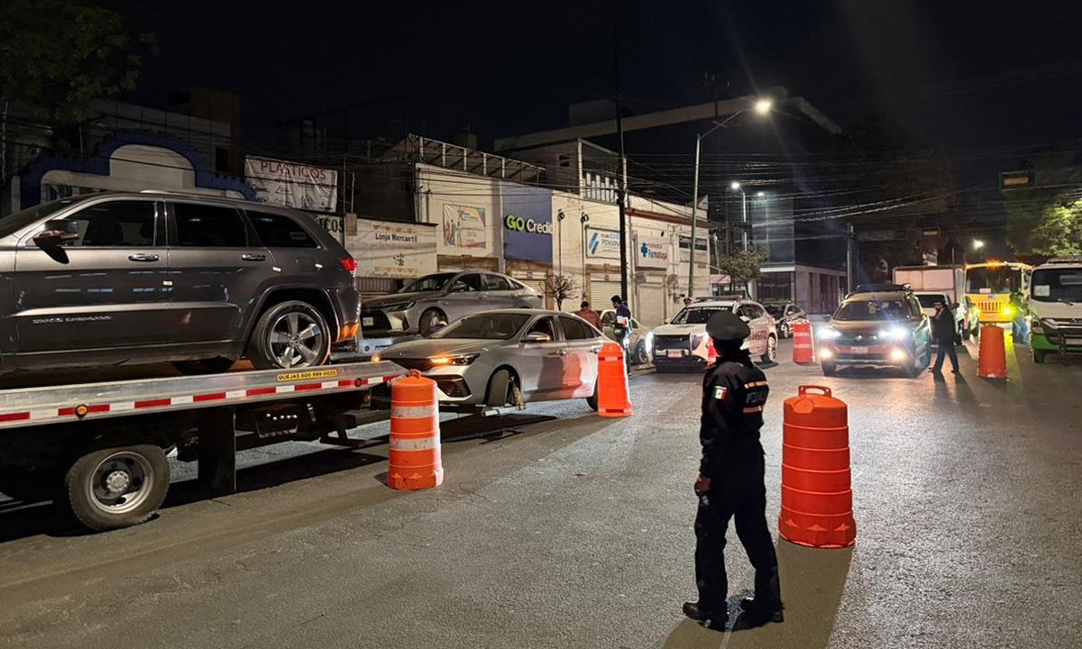 Toluca enfrentó 54 casos de conducción bajo alcohol el fin de semana