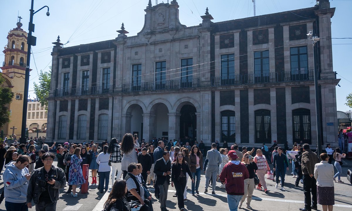 Toluca mide su capacidad en simulacro nacional de sismo