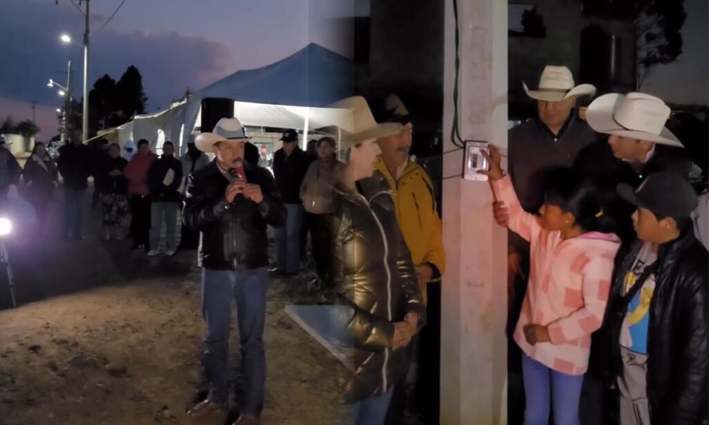 Jilotepec se fortalece con nuevas obras de alumbrado y electrificación