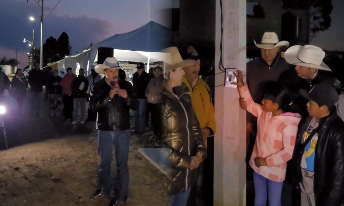 Jilotepec se fortalece con nuevas obras de alumbrado y electrificación