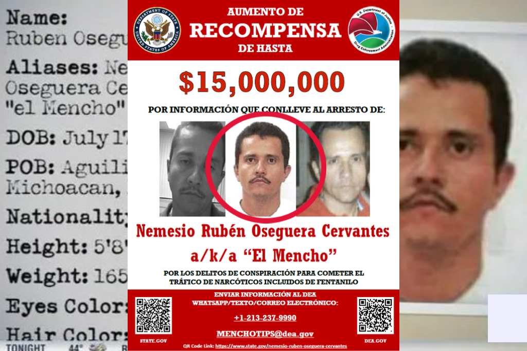 captura de Nemesio Oceguera