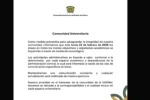 suspensión de clases
