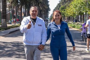 Alcalde de Toluca invita a la Ruta Recreativa en Paseo Colón